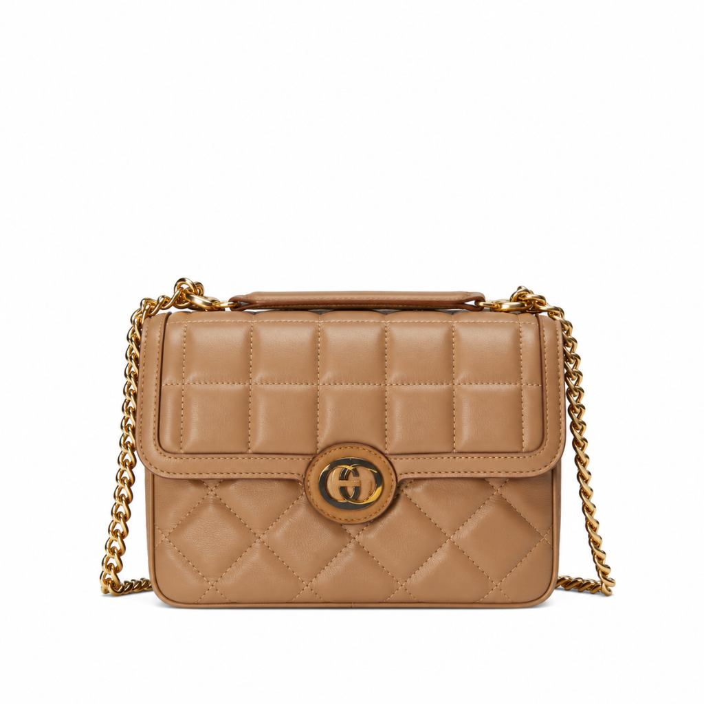 Gucci Deco Small Shoulder Bag Beige 25Cm 740834 Aab1Q 2754