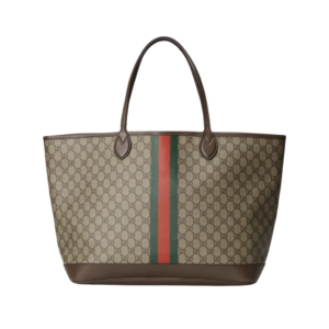 Gucci Brown Ophidia GG Large Tote Bag 40Cm