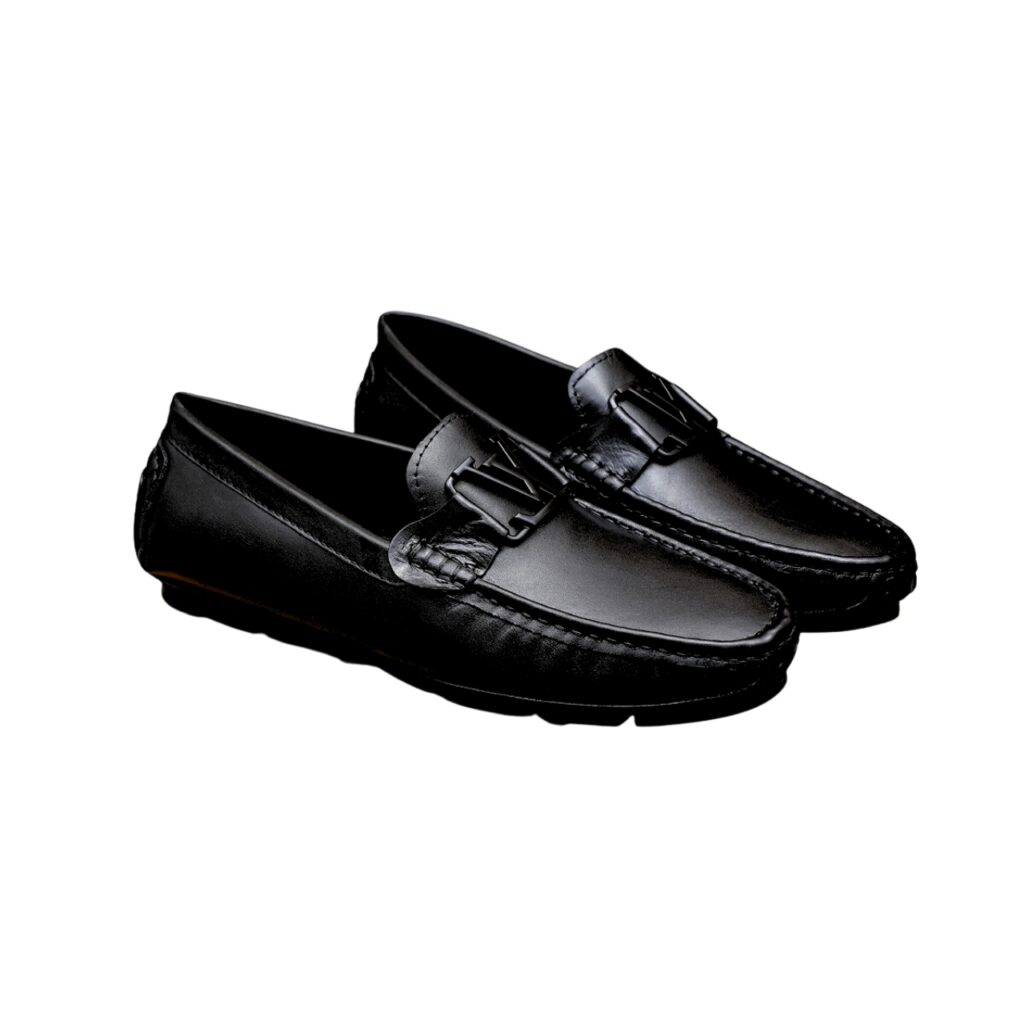 Louis Vuitton Men's Loafers LV Monte Carlo Mocassin Black