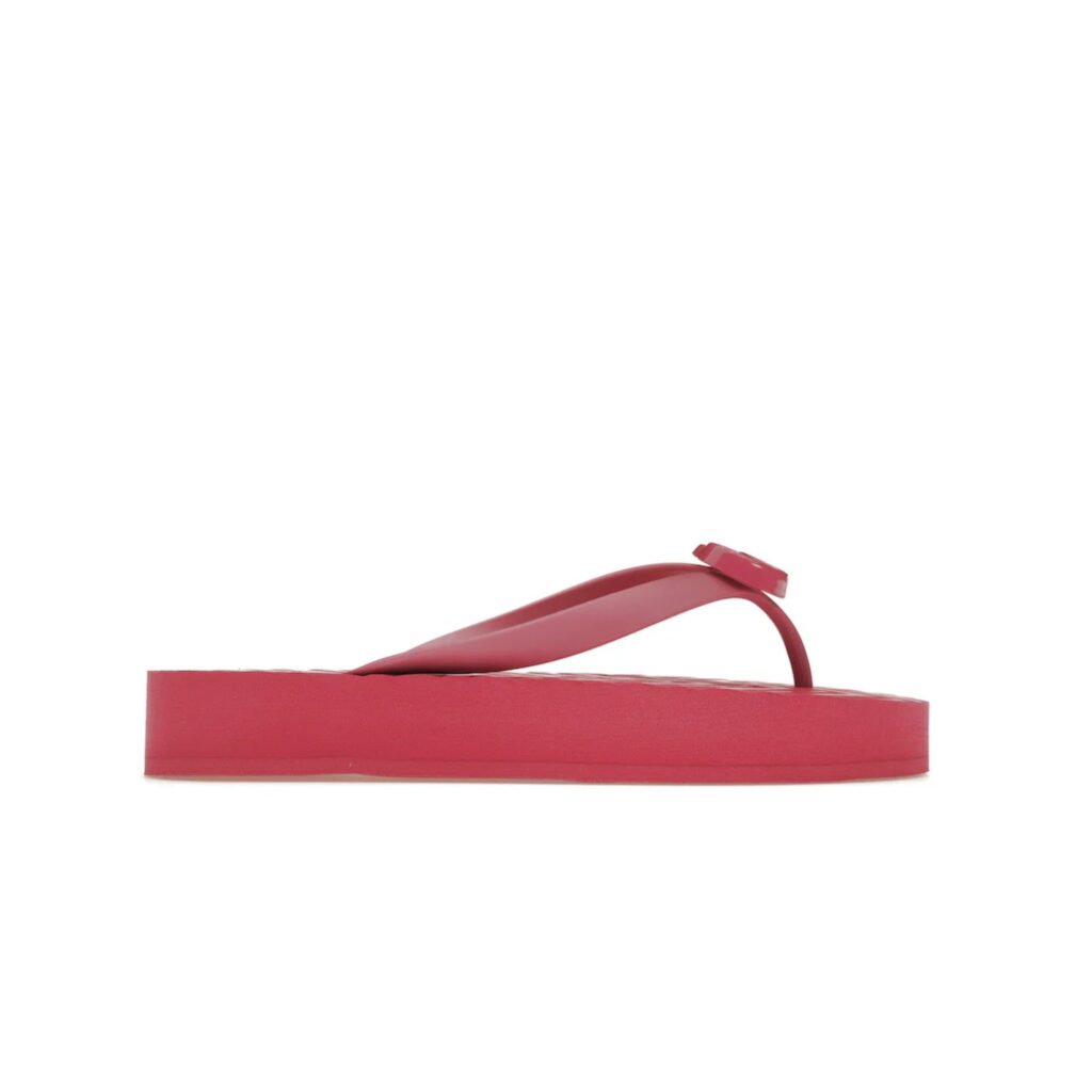 Gucci Women's Chevron Thong Red 655463 J8710 6433