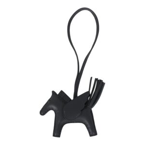 Hermes Pegase Rodeo Bag Charm PM Ardoise Milo Lambskin