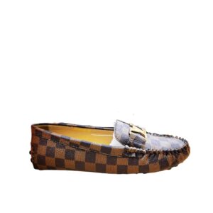 Louis Vuitton Men's Monte Carlo Moccasin In Damier Ebene Canvas
