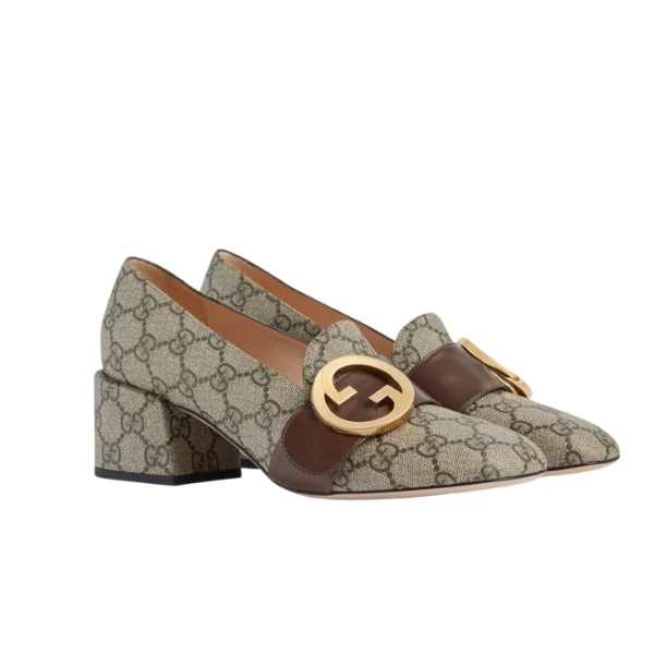 Gucci Women's Blondie Pump Beige 701711 9I650 9769