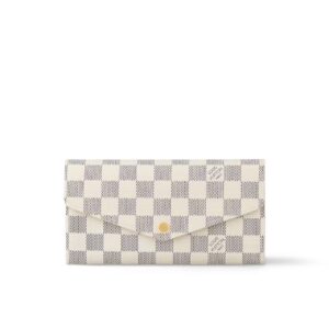 Louis Vuitton Sarah Wallet Damier Azur 19Cm N63208