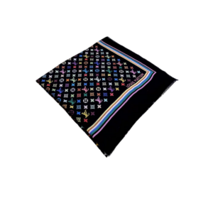 Louis Vuitton x Takashi Murakami Monogram Multicolore silk square scarf