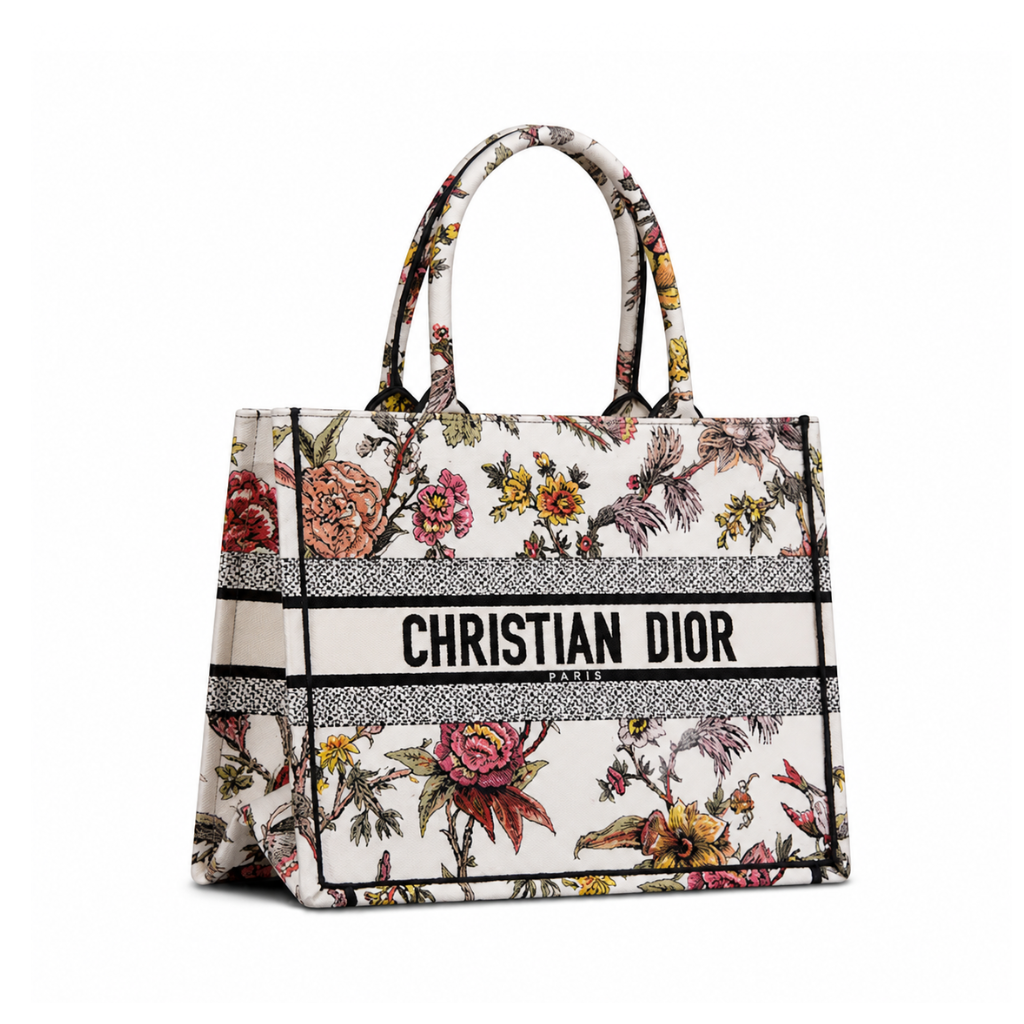 Dior Book Tote White Dior (36 X 27.5 X 16.5 Cm)