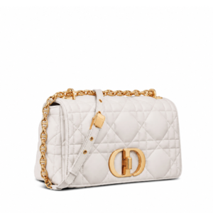 Dior Caro Bag Latte Matte Padded Calfskin