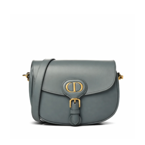 Dior Medium Bobby Bag Gray Box Calfskin