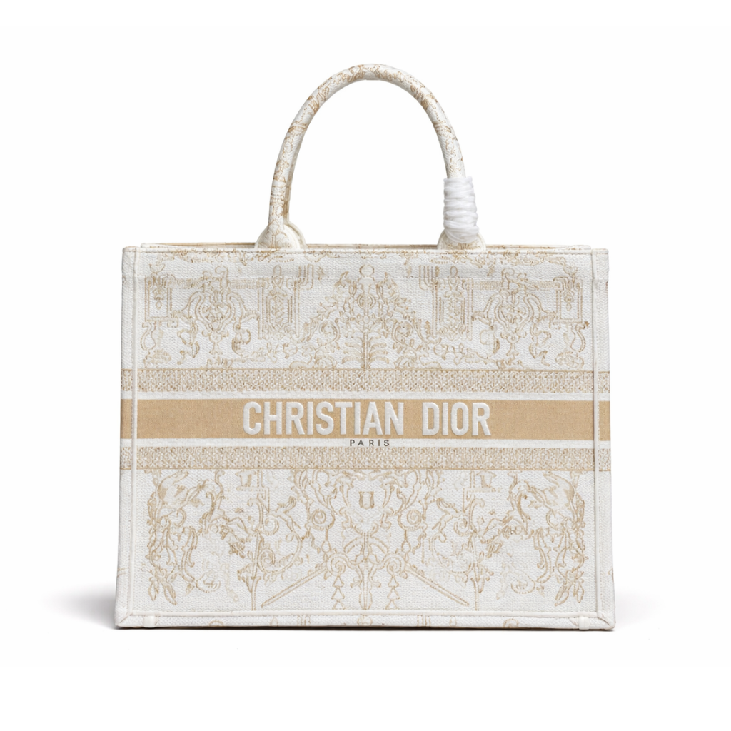 Dior Medium Book Tote In Dioresque Stella Cornely Embroidery 36cm