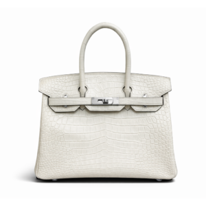 Hermes Birkin 35 Blanc Crocodile Palladium Hardware